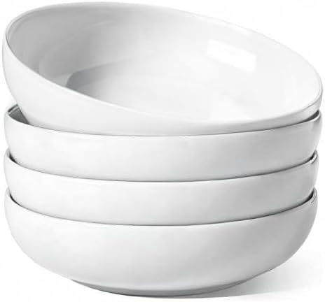 LE TAUCI Pasta Bowls 45 oz, Salad Bowls Set for Serving Soup, Pasta, Noodle, ...