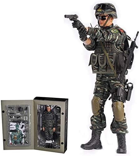 1/6 Soldier Action Figure Model, Army Police Soldier Model Set