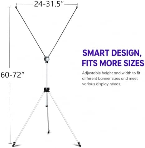 Premium X Banner Stand Display 24"x72" 4 UNITS