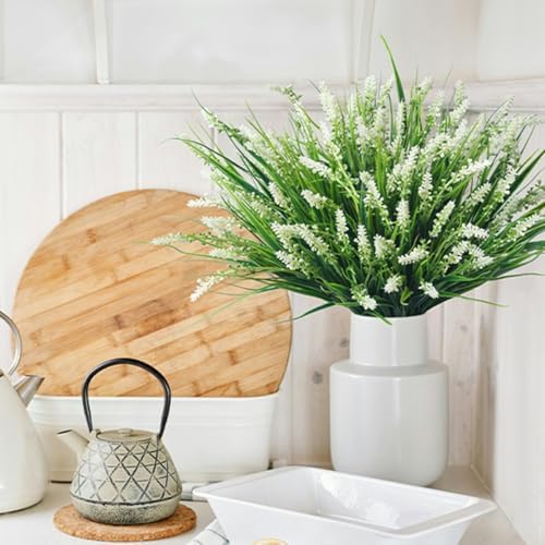 Ivydale 20PCS Artificial Plants Fake Flowers Monkey Grass for Outdoors,UV Res...