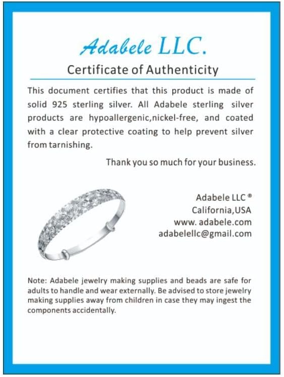 200pcs Adabele Real 925 Sterling Silver 2mm Tiny Seamless Round Bead