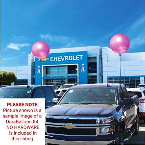 Reusable Helium Free (5-Pack) Replacement Balloons - Weatherproof Plastic Out...