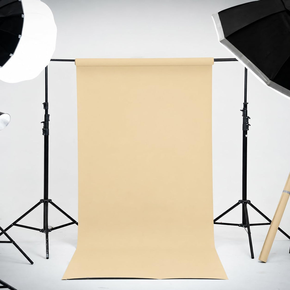 Kate Seamless Paper Backdrop for Photography Beige Cream Backdrop Paper (53