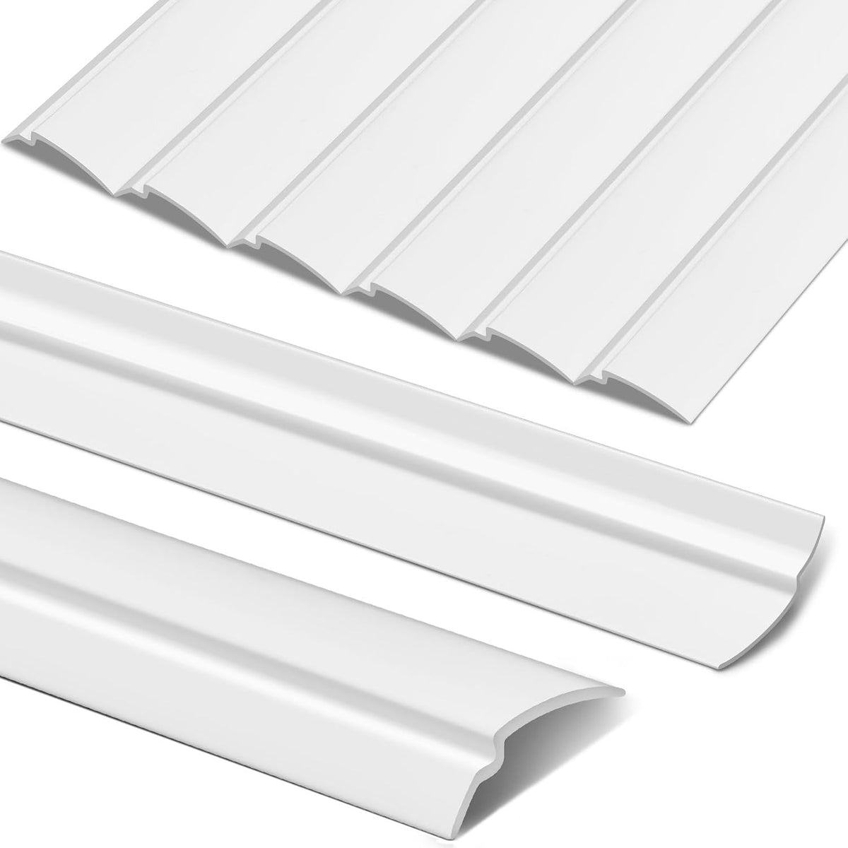 10 Pack Vinyl Snap in Window Glazing Bead, White