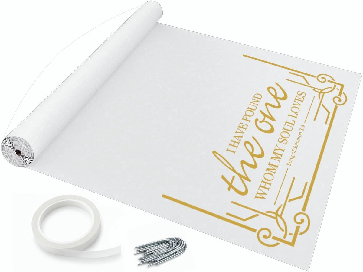 Thickened Aisle Runner, Gold, 3x100 Feet