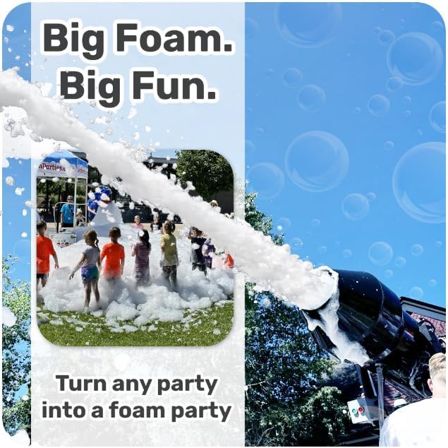 Foam Powder Pack; Up to 110 Gallons; Works Well in All Foam Party Machines