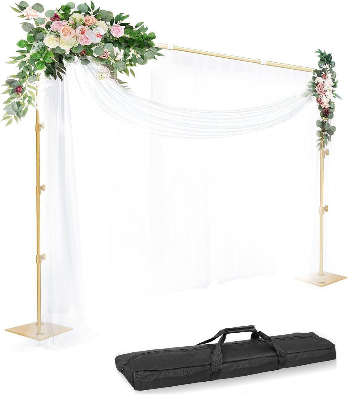 EMART Backdrop Stand Heavy Duty 8.5x10ft Adjustable Pipe and Drape Stand