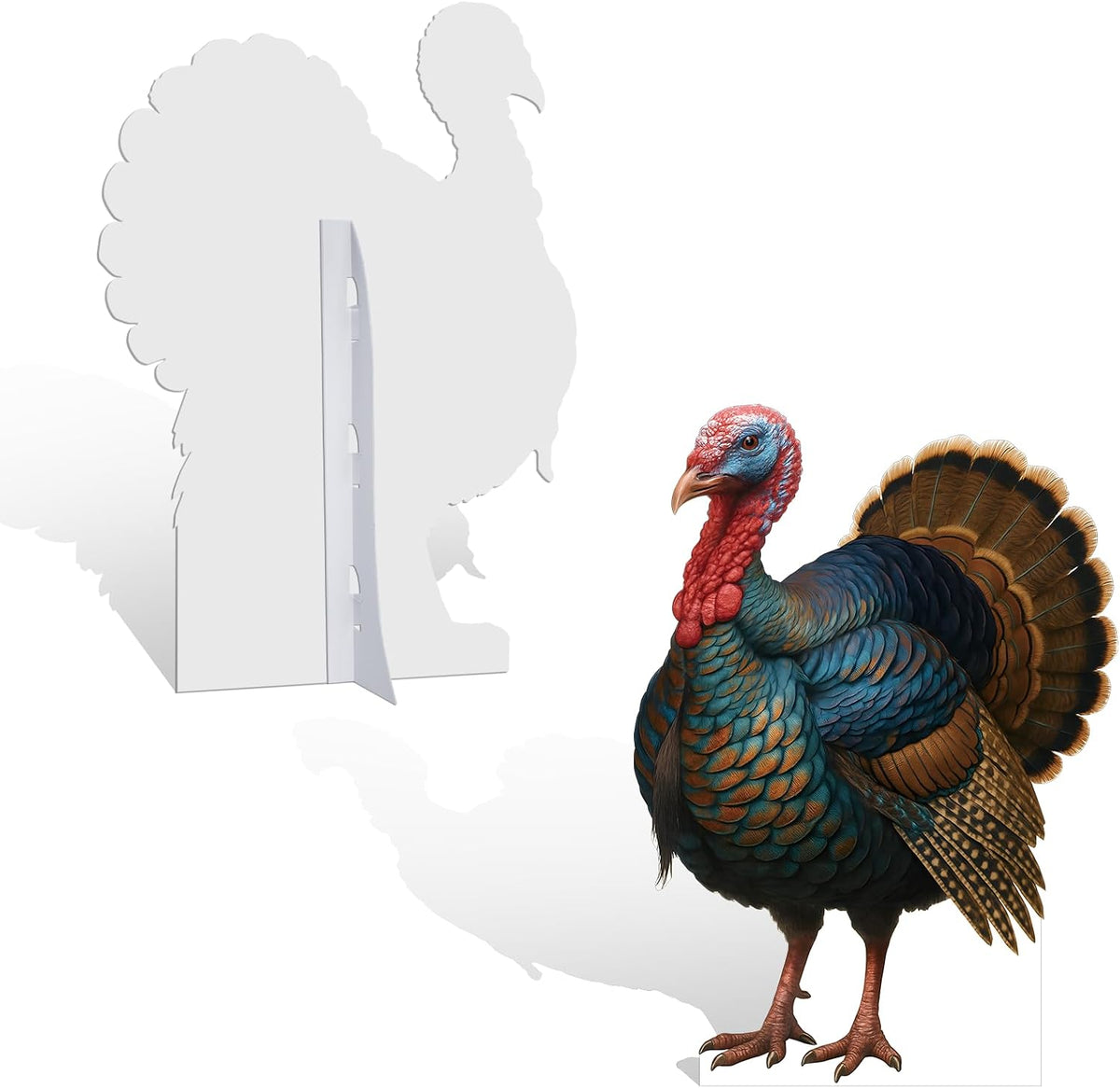 Turkey 6FT Life Size Cardboard Cutout, 1PC, for Birthday Party