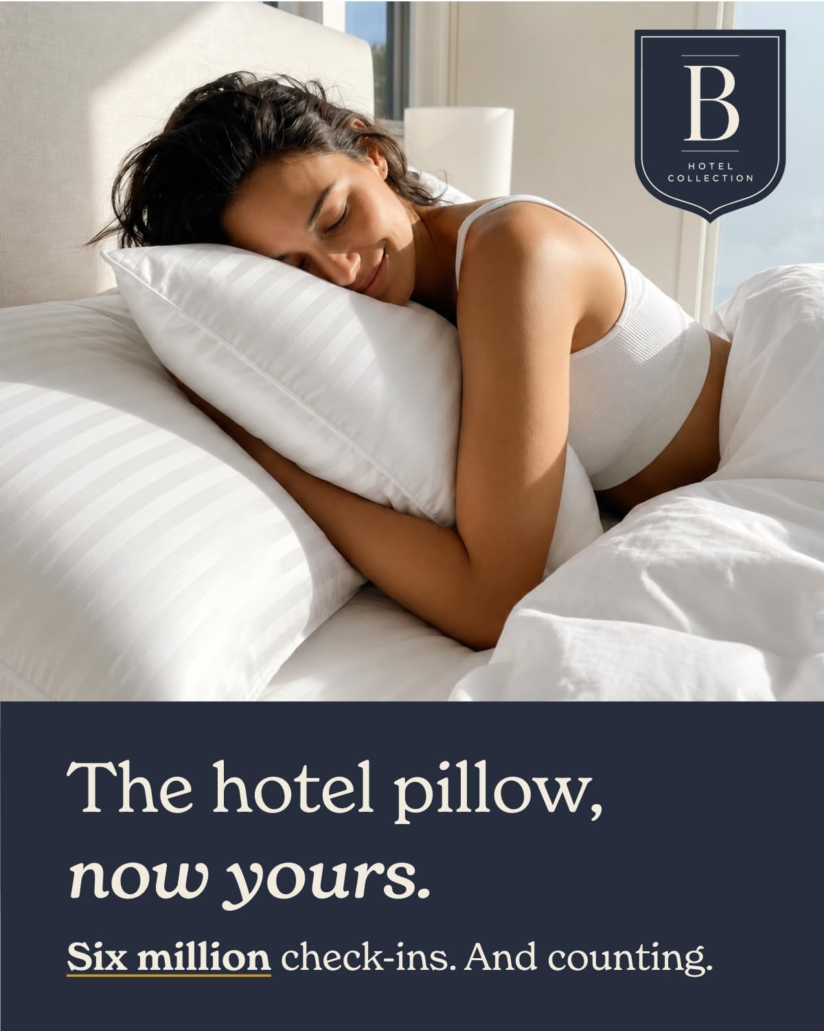 Beckham Hotel Collection Bed Pillows King Size Set of 2