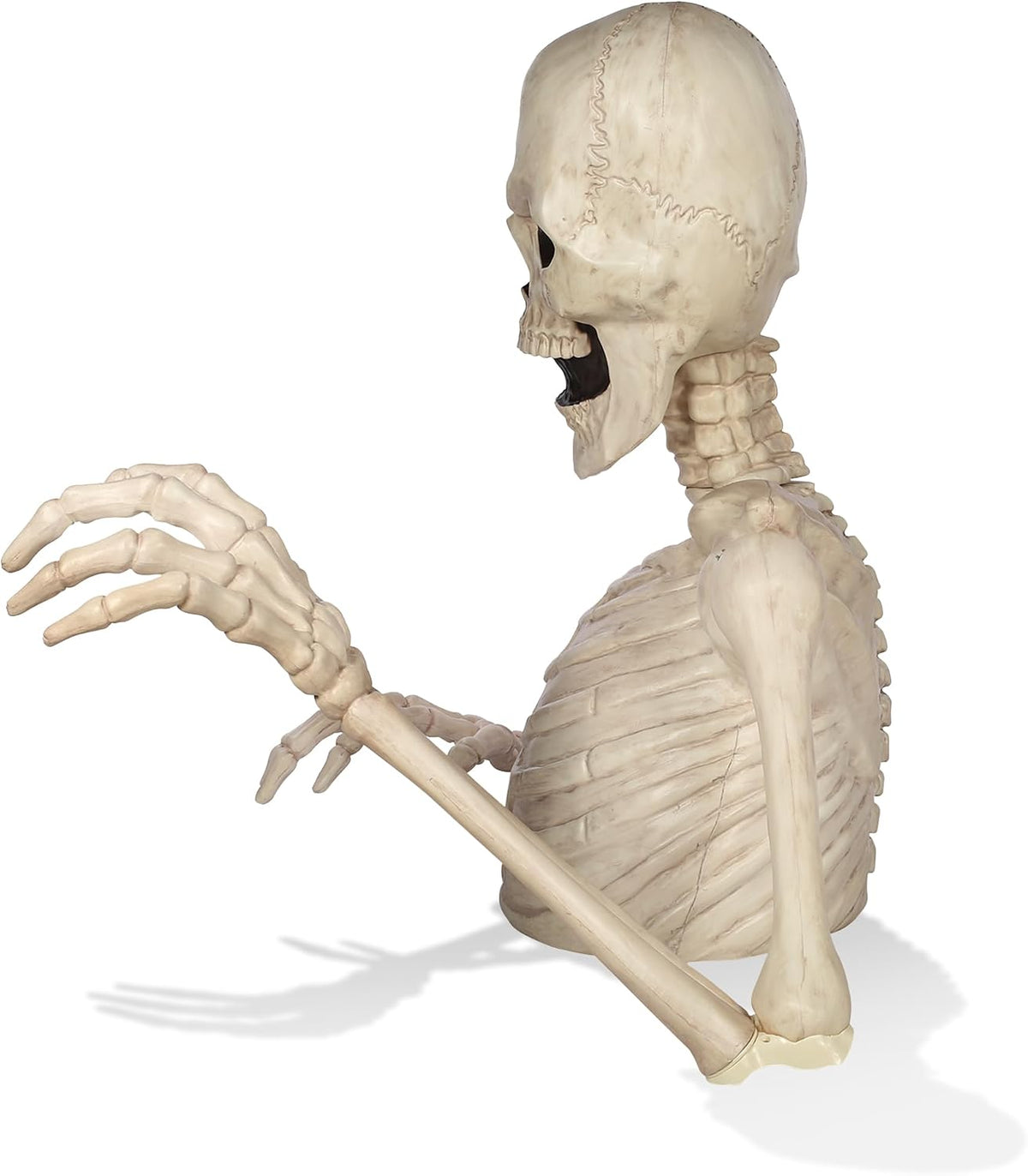 BOO BOX 4 Ft. Halloween Groundbreaker Skeleton, Giant Outdoor Decoration for ...