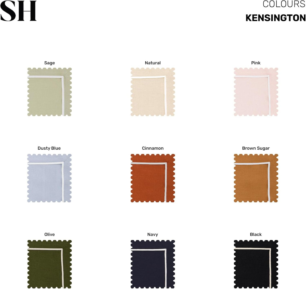 Solino Home 100% Pure Linen Table Runner Black Long, Kensington 14 x 120 in