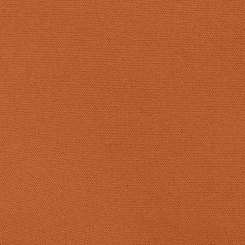 Ultimate Textile 60x144-Inch Cotton-Feel Tablecloth, Orange, 10 Pack