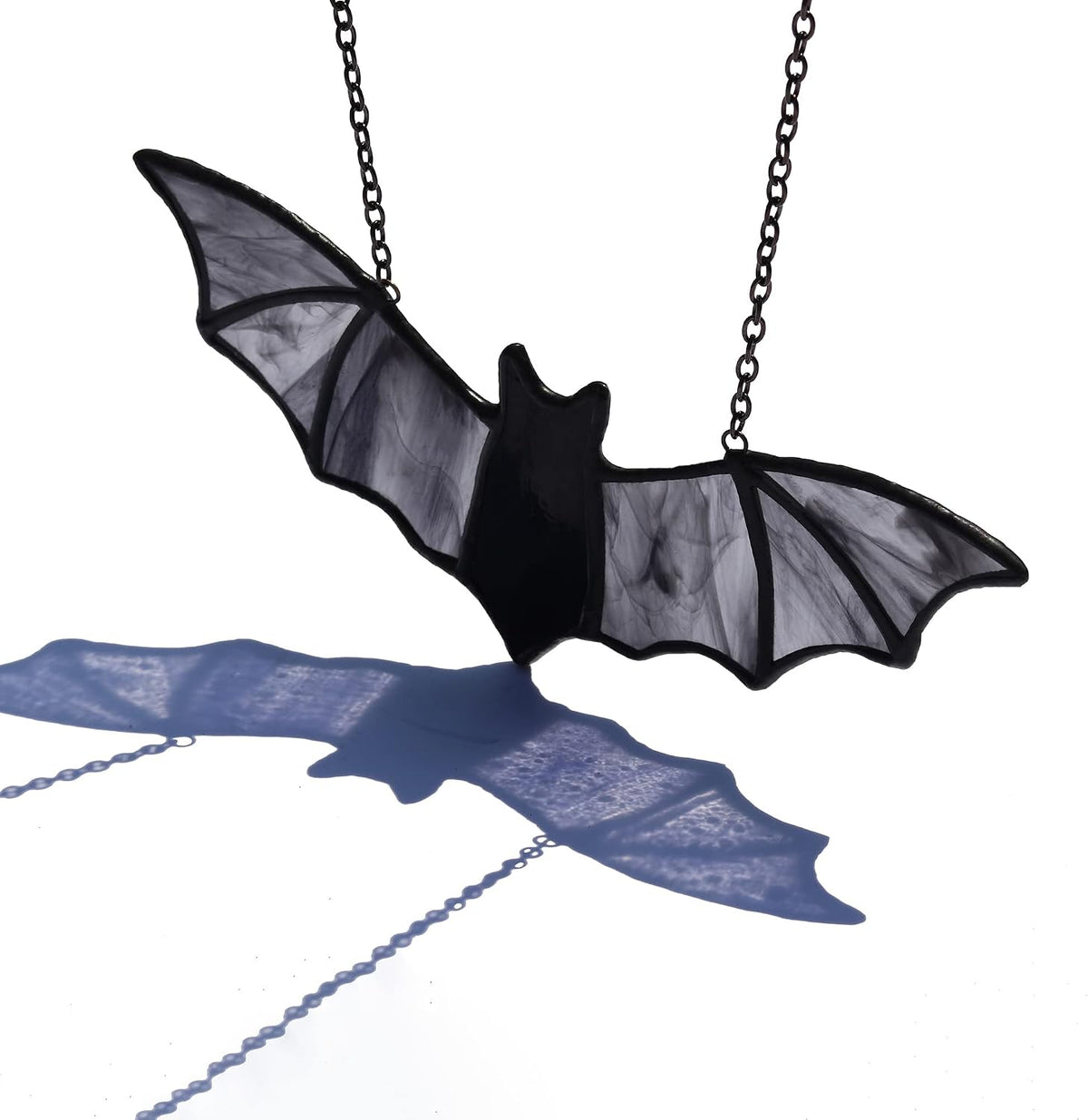 Bat Stained Glass Suncatcher for Window Hanging,Bat