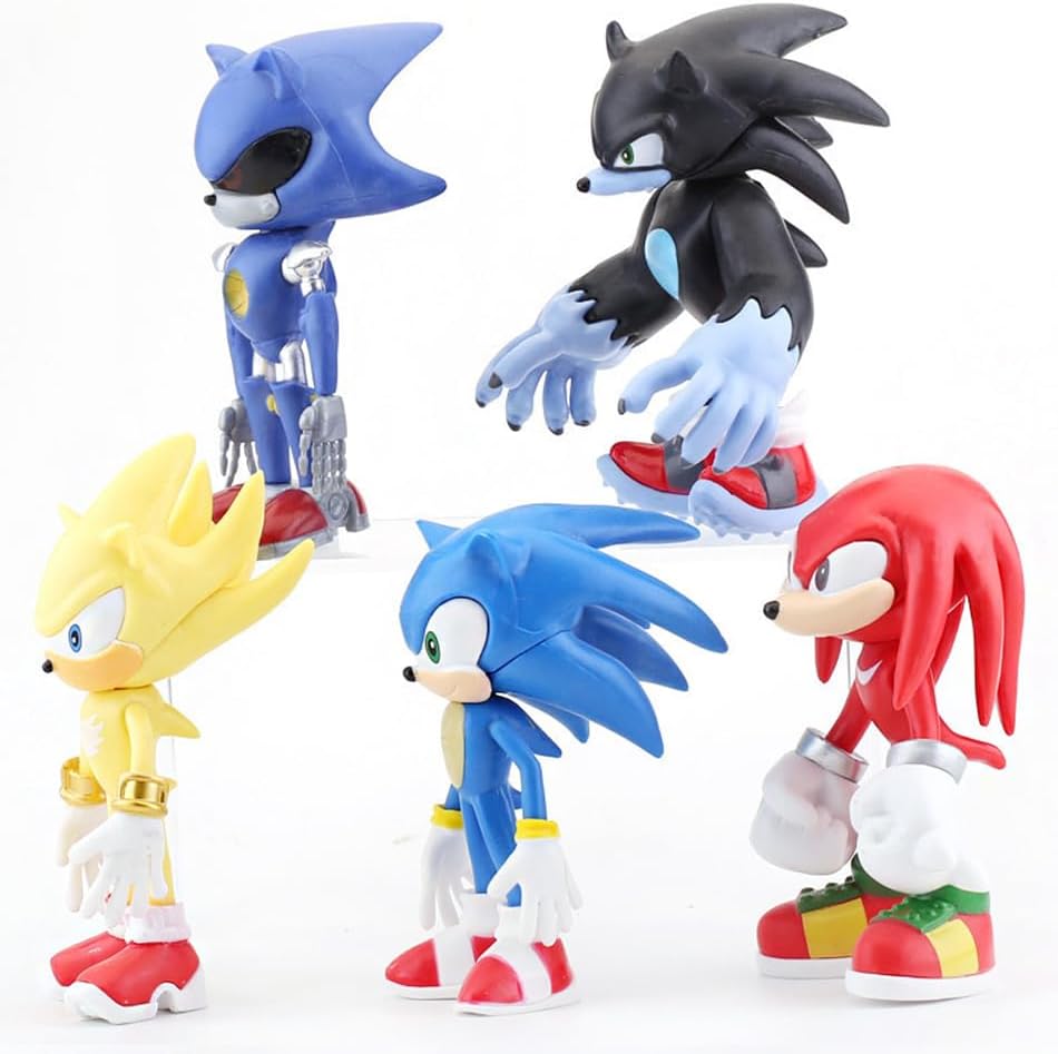 Hedgehog Action Figure, 6.5in Hedgehog Style Statue Handcrafted Collectible f...