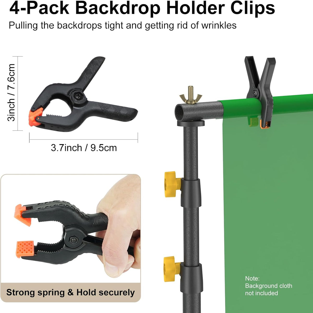 LINCO Lincostore Backdrop Stand Kit 10x6.5ft for Photography 4171