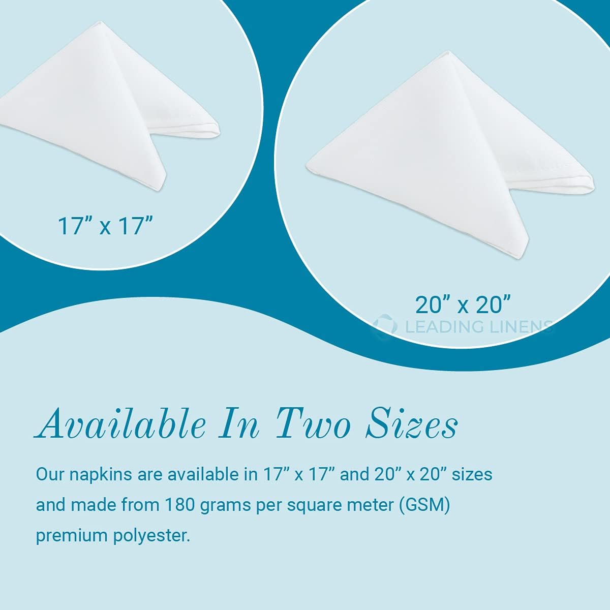 150 pcs Black 20"x20" Polyester Cloth Napkins