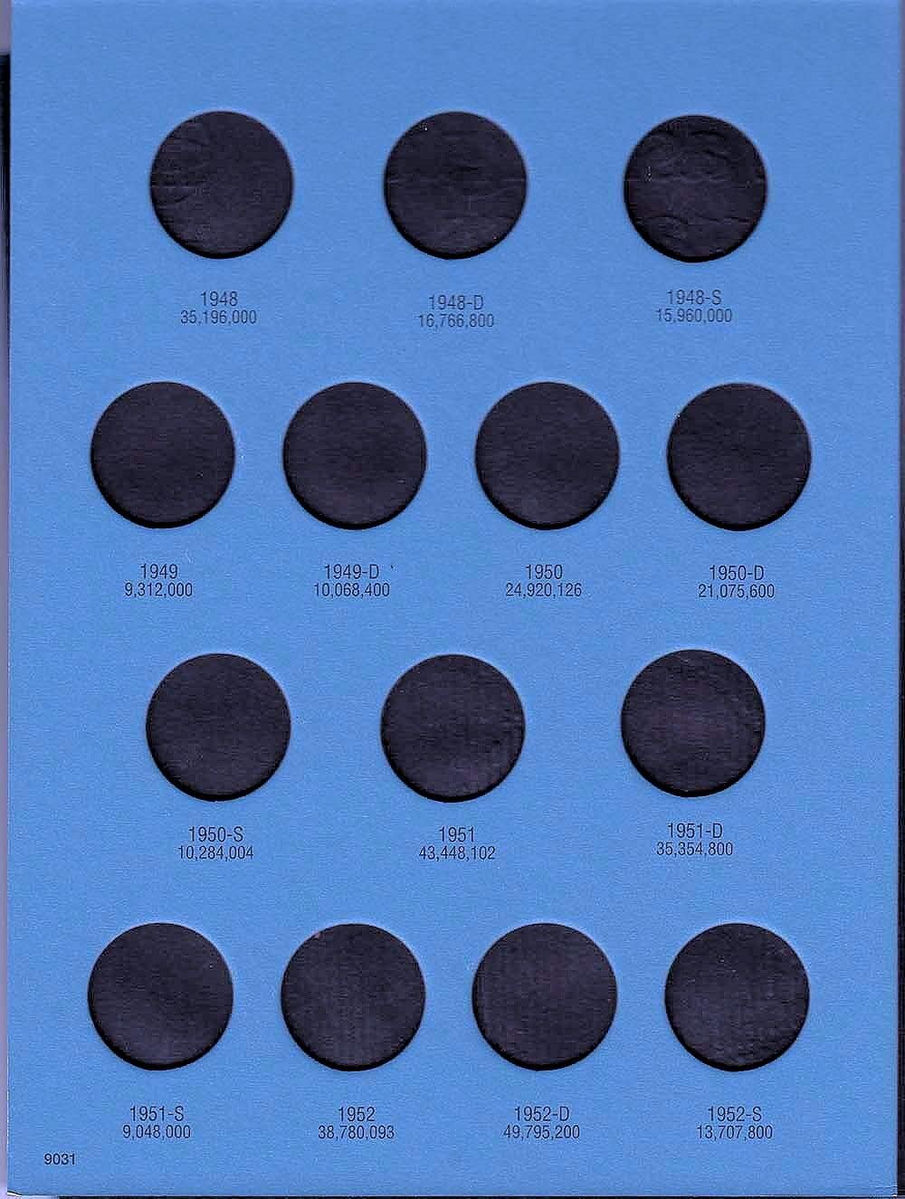Whitman US Washington Quarter Coin Folder Four Volume Set 1932 – 1998 #9018, ...