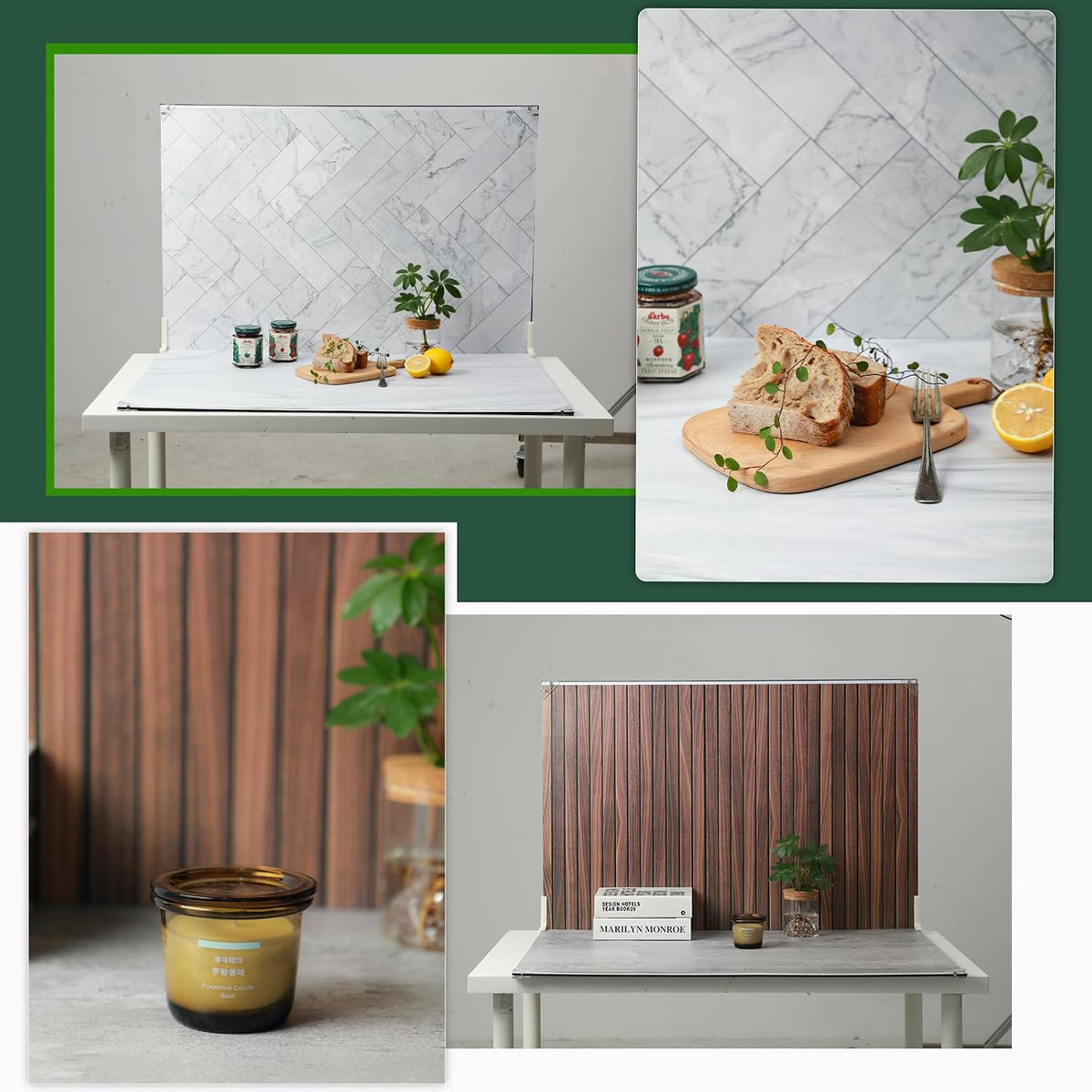 23 x 35 in Product Photography Backdrops, 12 Sheets, 24 Patterns