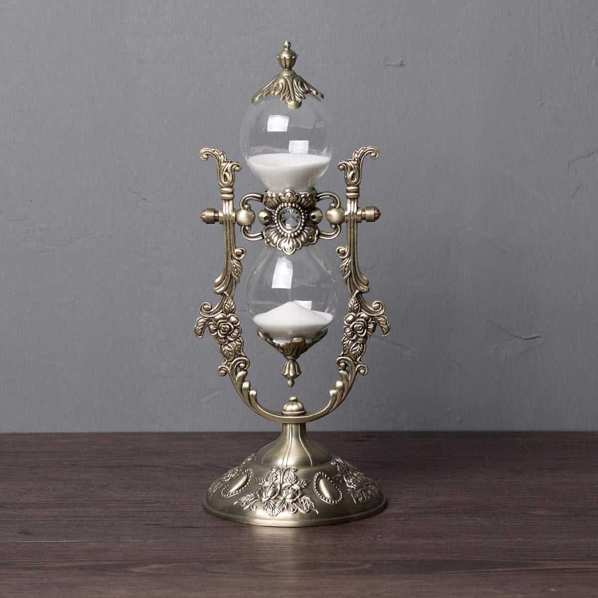 Hourglass Timer, 15 Minutes Embossed Golden Hourglass Timer,Used for Vintage ...