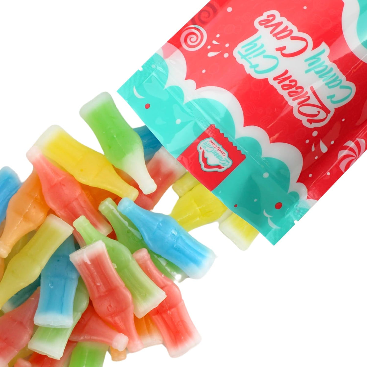 Nik-L-Nips Assorted Wax Candy Bottles, Wax Bottle Candy, 4 lb