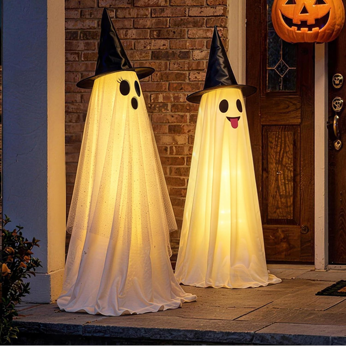 Halloween Decorations Outdoor & Indoor Decor - 2 Pack 59-inch Remote Cont...