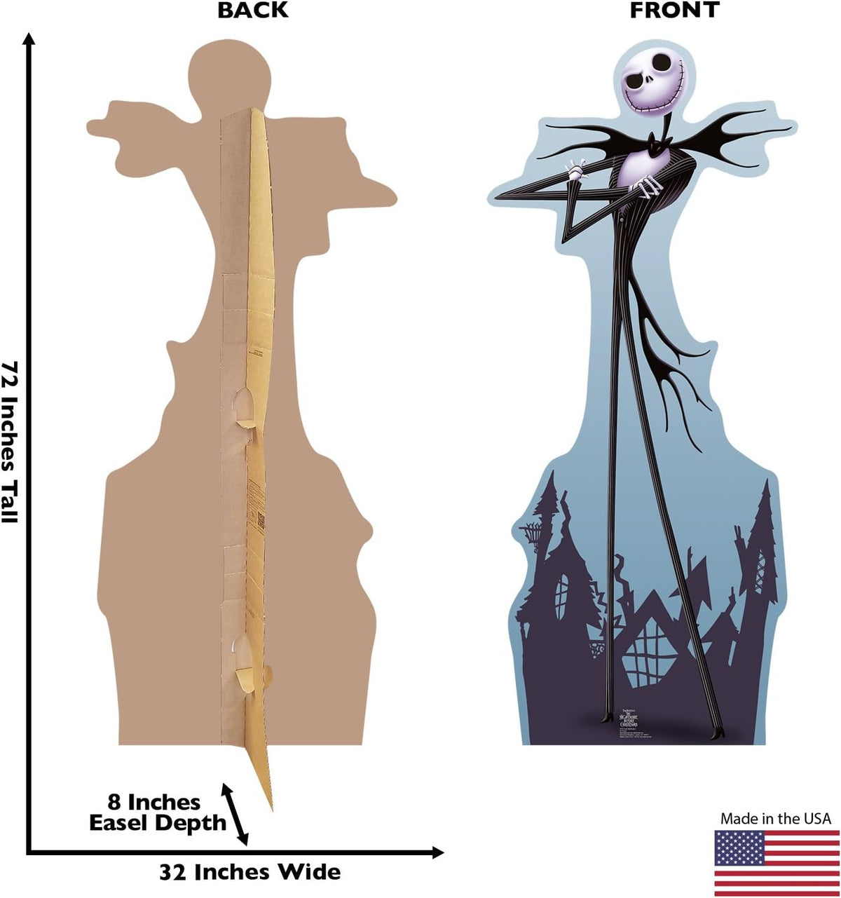 Cardboard People Jack Skellington Cardboard Cutout