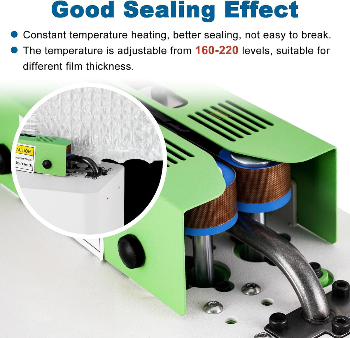 Air Cushion Machine 30ft/min Bubble Wrap Machine 280L/min Air Pillow Maker fo...
