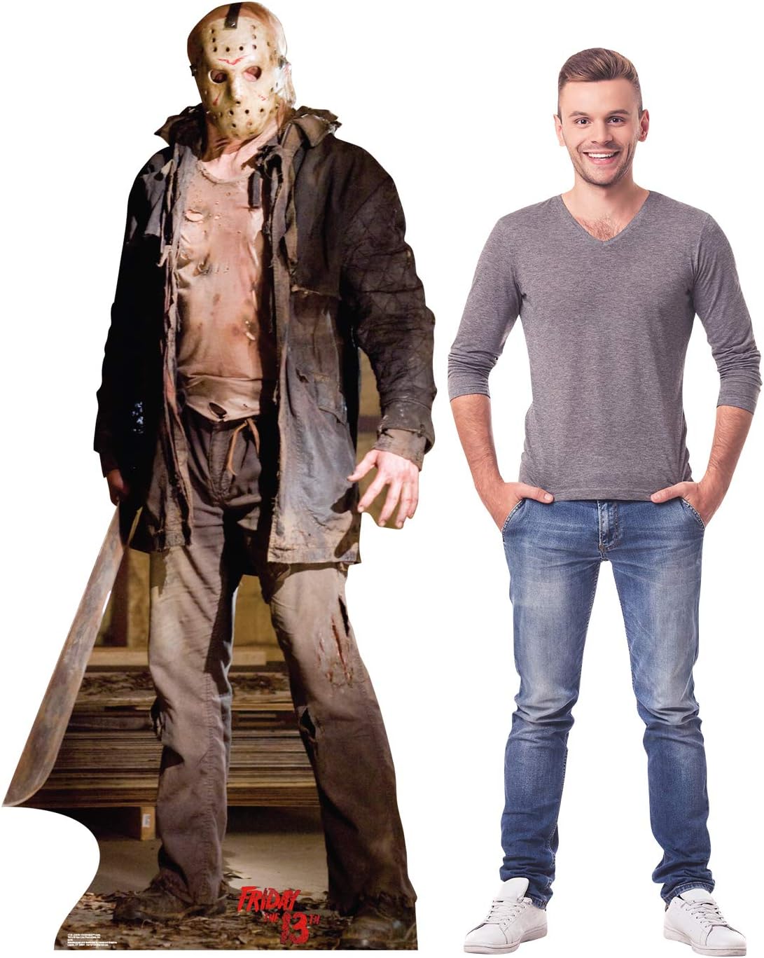 Cardboard People Jason Voorhees Knife Cardboard Cutout - Friday The 13th