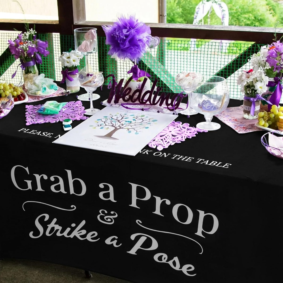 Gilprop Photo Booth Props Tablecloth Spandex Table Cover, Classic, 4ft