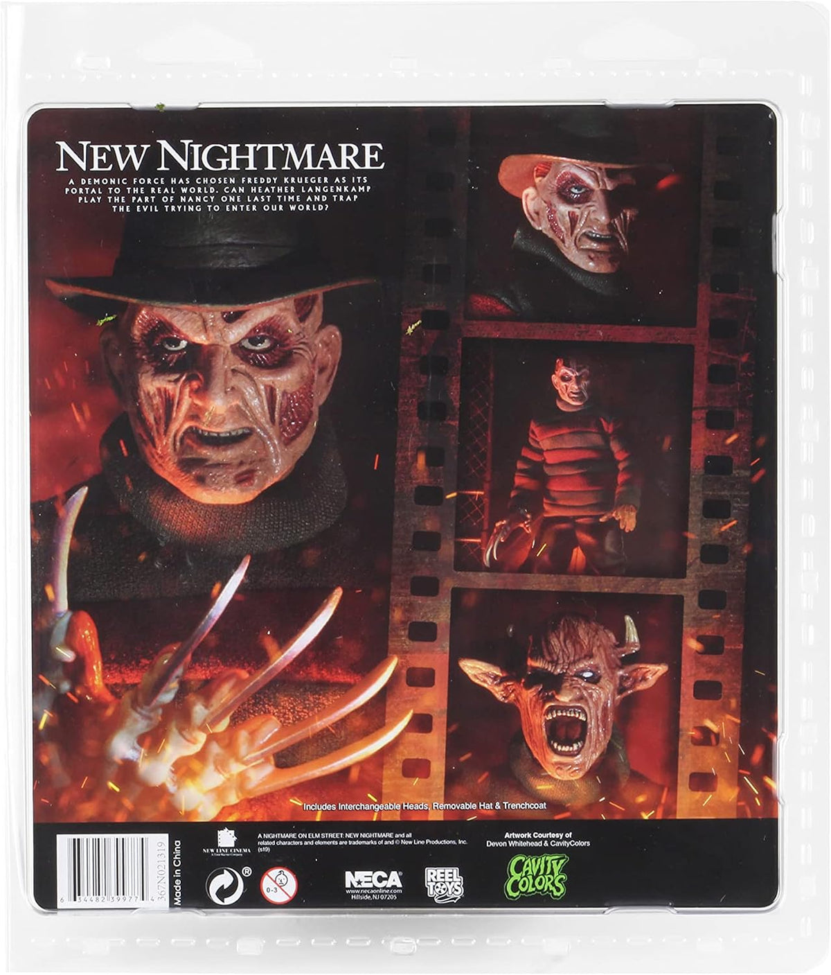 Nightmare on Elm Street - 8" Clothed Action Figure - New Nightmare Freddy