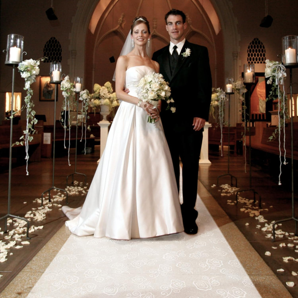 Aisle Runner for Wedding Ceremony, Rose, 3x50 Feet