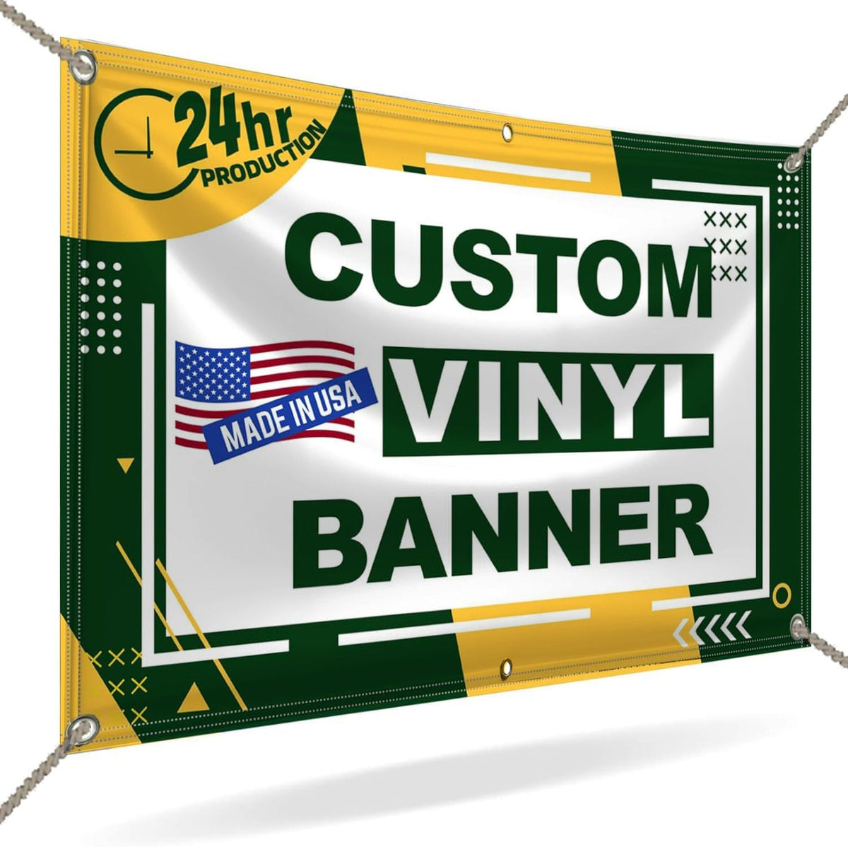 Custom Banner 4ft x 8ft Vinyl Banner Custom Backdrop - Full Color 13 Oz Sign ...