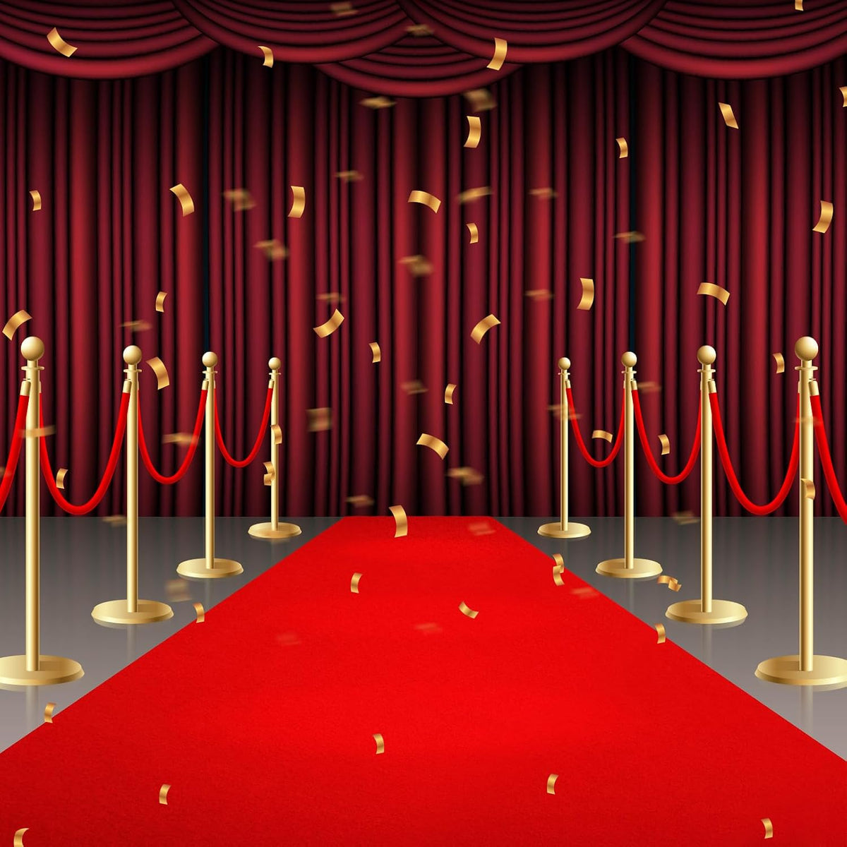 450GSM Extra Thick Red Carpet Runner for Party & Events, 4ft x 20ft