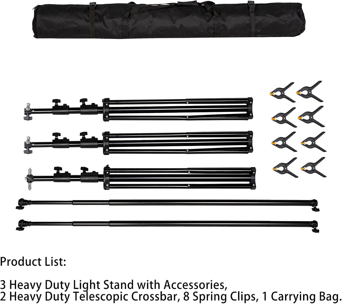 Kate 10x20ft (3x6m) Photography Backdrop Frame Stand for Room Set Adjustable ...