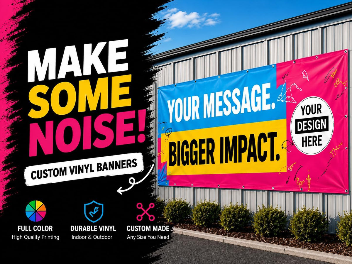 We Printing Your Banner - Personalized - Full UV Color - HD, 4ft x 6ft