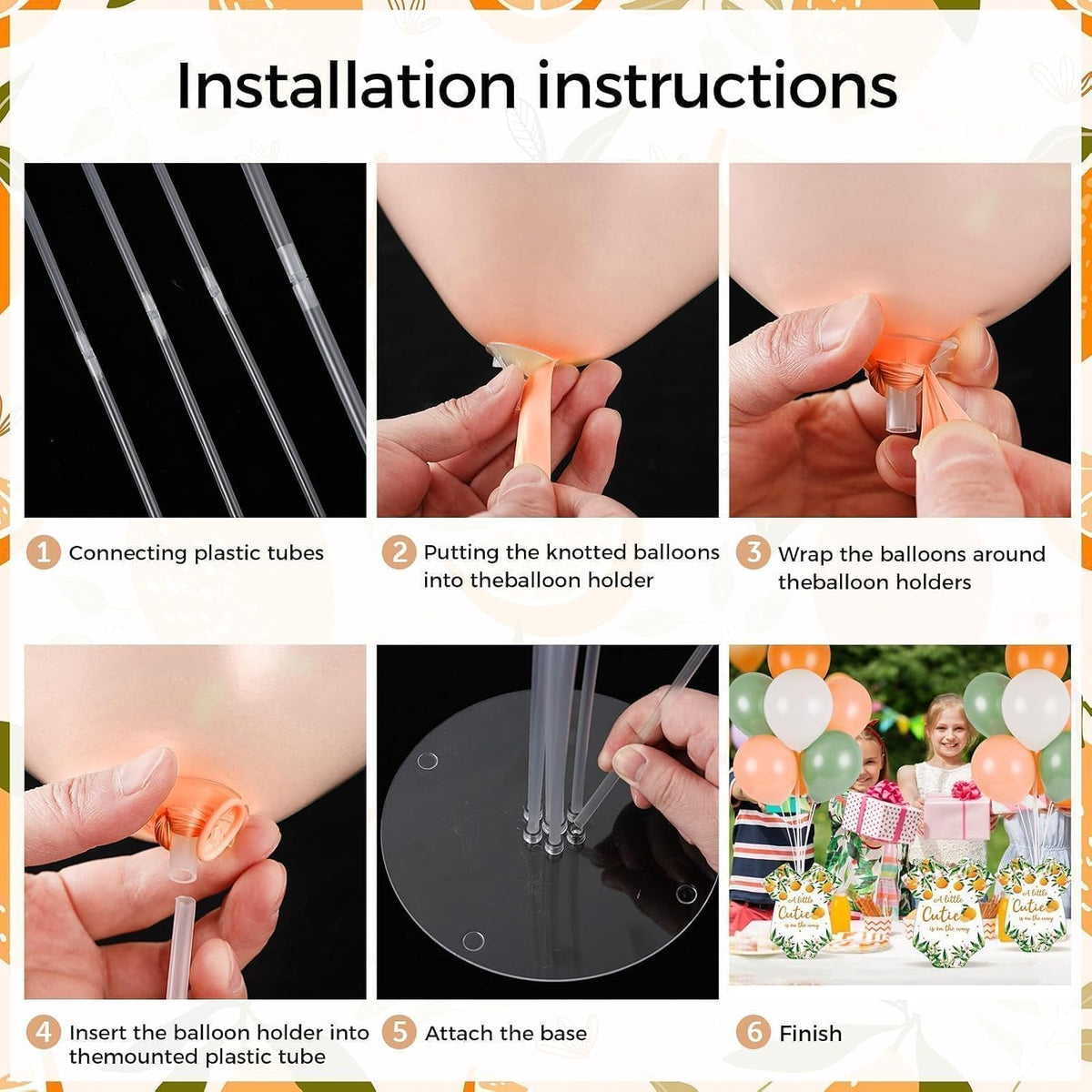 12 Sets Balloon Stand Kit For Table, Balloon Sticks with Base Birthday Gradua...