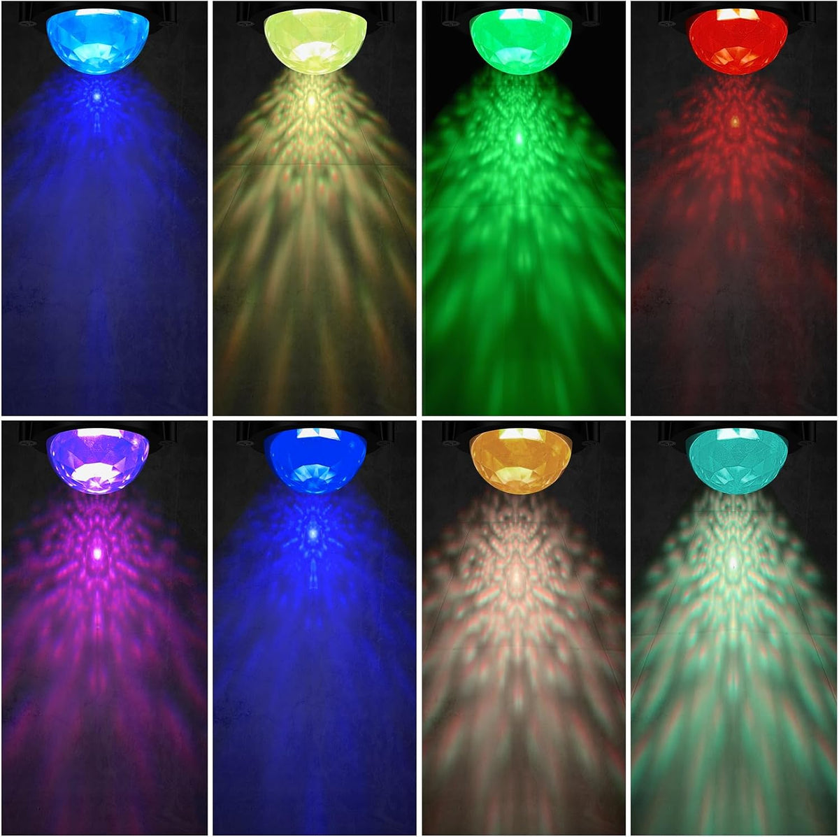 Halloween Christmas LED Spot Lights Outdoor Black Light Projector, 12W Color ...