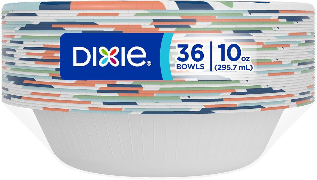 Dixie Small Paper Bowls, 10 Oz Disposable Bowls for Snacks, 280 Count