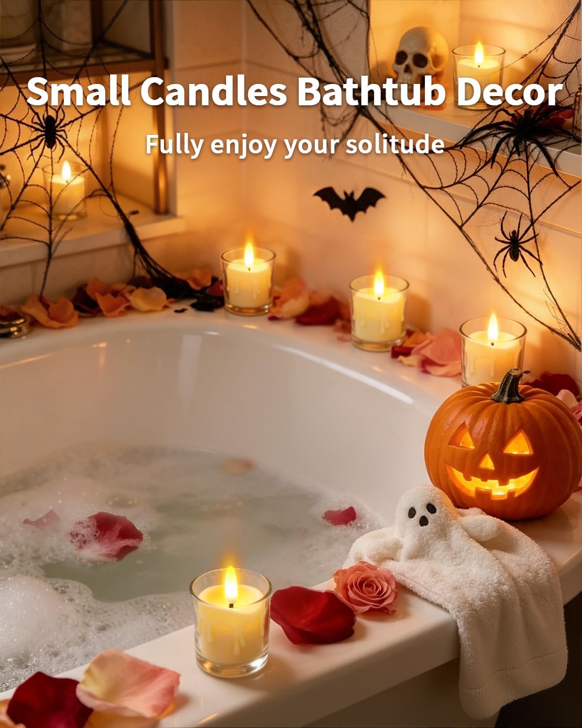 12 Pack Small Rechargeable Flameless Candles with Remote Timer