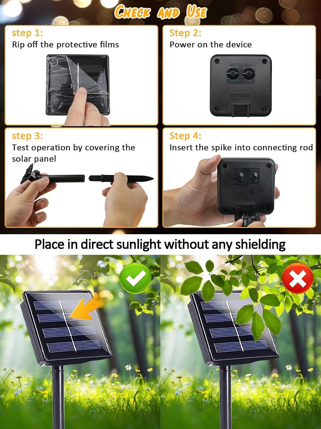 6 Pack Solar Christmas Lights Outdoor, 234FT 600 LED Solar String Lights