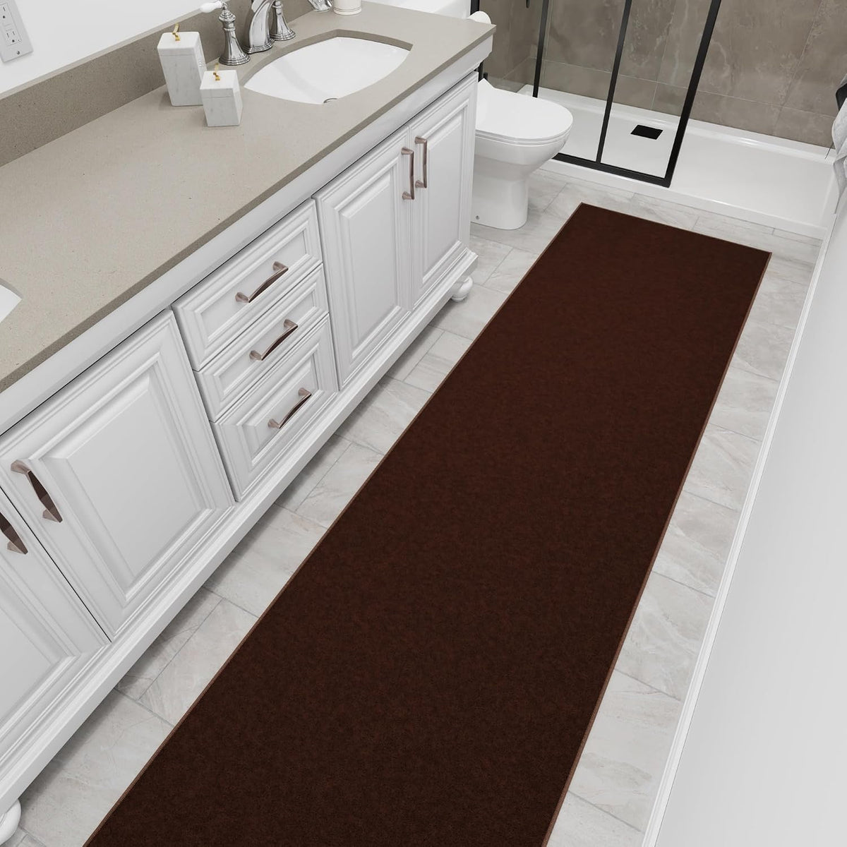 Ottomanson 3x10 Hallway Runner Rug – Non-Slip Kitchen Rugs