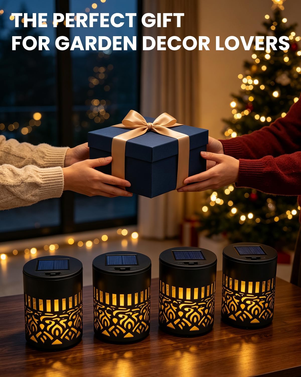 Klarlight 7 Color Changing Solar Mandala Lights Outdoor, IP65 Waterproof