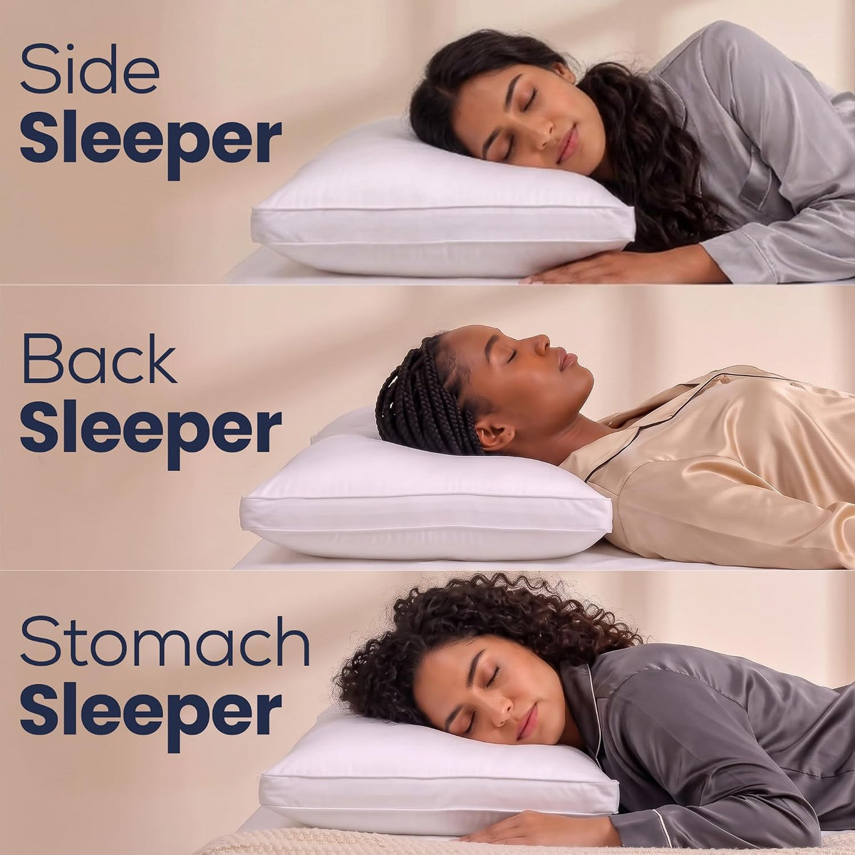 Utopia Bedding Gusset Bed Pillow, Hotel Pillows King Size Set of 2, White