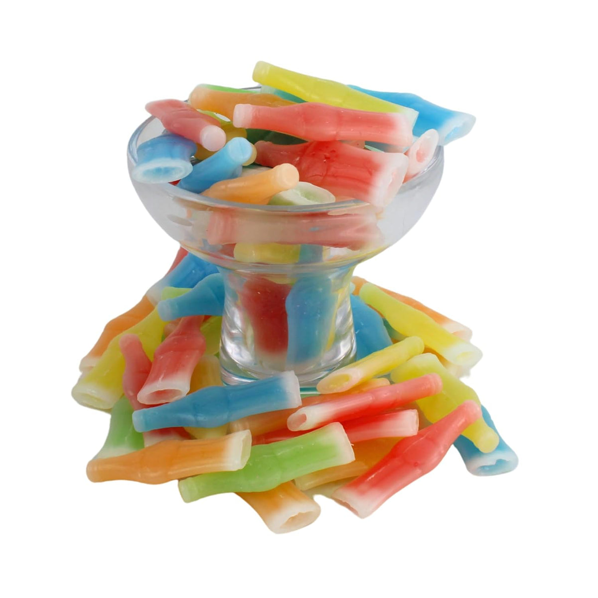 Nik-L-Nips Assorted Wax Candy Bottles, Wax Bottle Candy, 4 lb