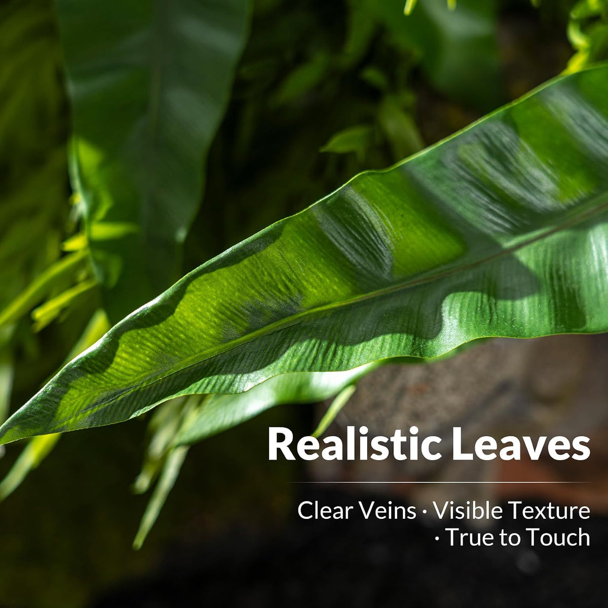 4 Pcs Artificial Greenery Stems Fake Bird Nest Fern Faux Branches Artificial ...
