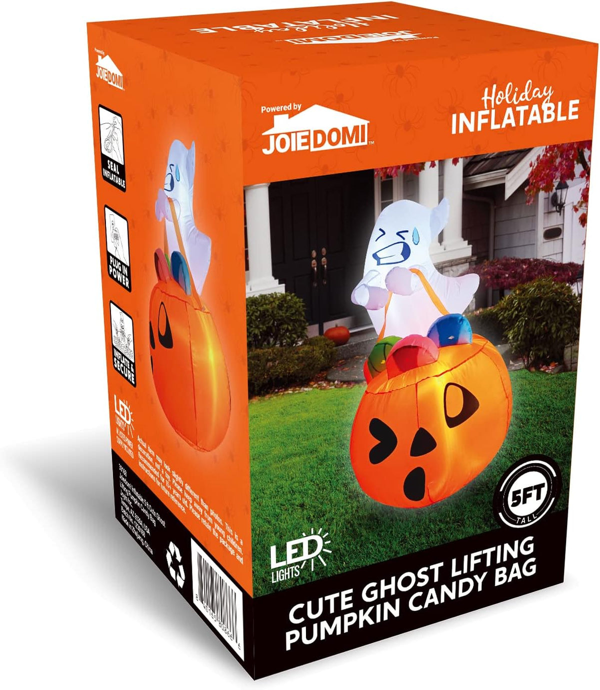Joiedomi 5 FT Tall Halloween Inflatables Outdoor Decorations, Inflatable Cute...