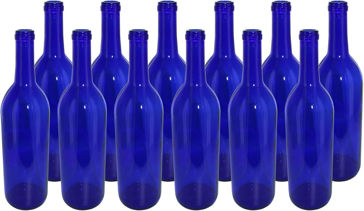 Home Brew Ohio Cobalt 750ml Bordeaux Bottles Case of 12