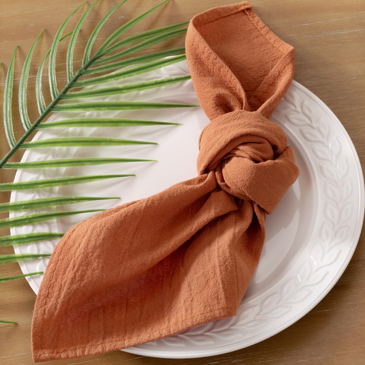 Cloth Napkins Fall Washable Reusable Linen Wedding Party Home Table Decor
