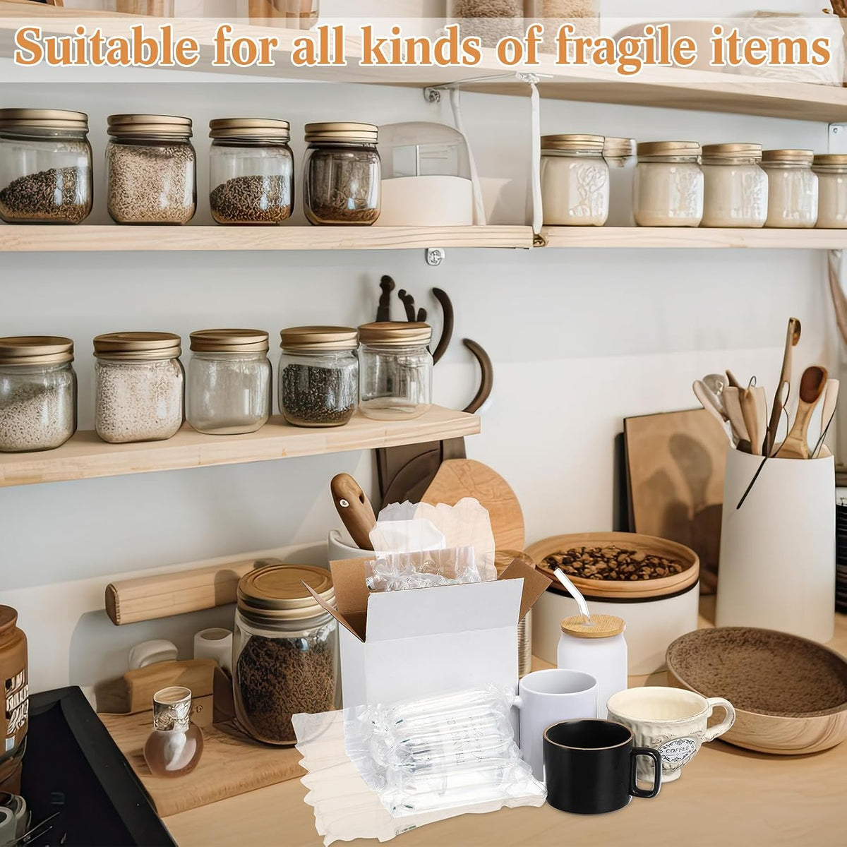 25 Sets 48 Sets Mug Boxes with Bubble Pouches, White