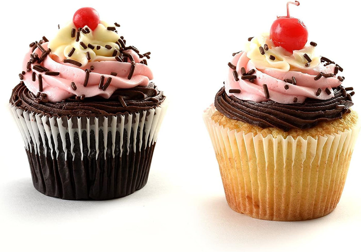 1500 Jumbo Cupcake Muffin Liners 2 1/4" X 1 7/8" | Large Tall White...